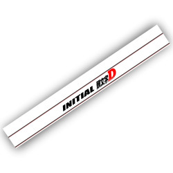 Initial D Banner weiß W-001 W
