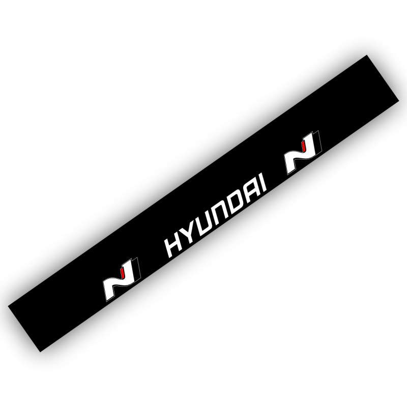 Scheibenkeil / Windshield Banner Hyundai N weiß W-002 B
