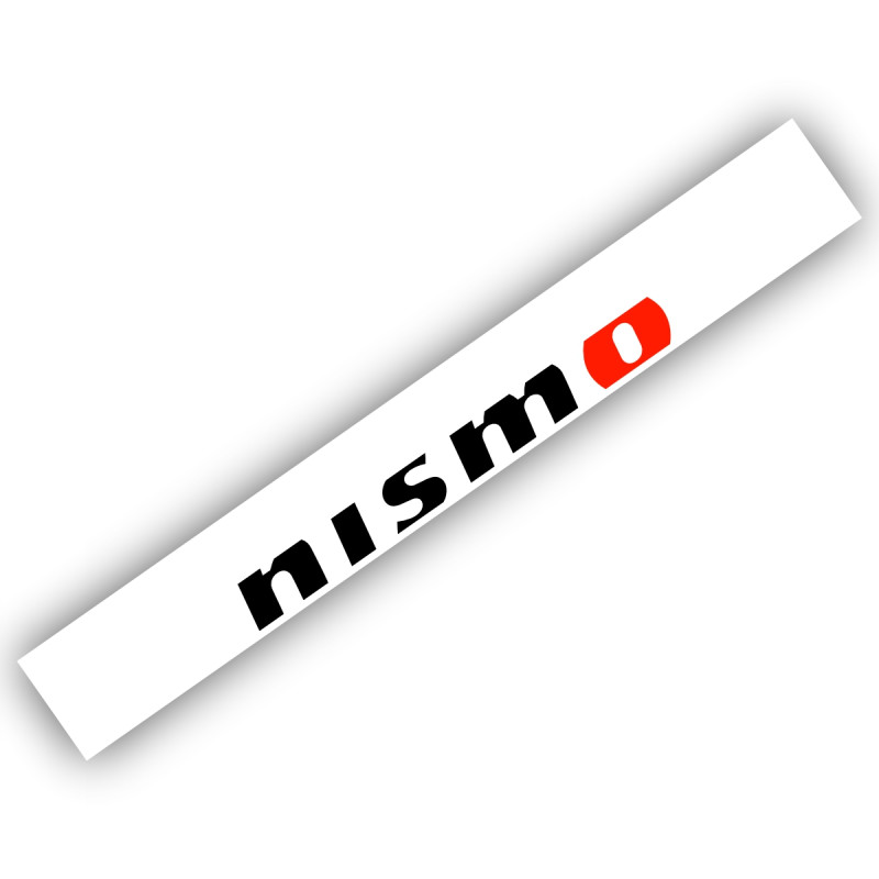 Scheibenkeil / Windshield Nismo Banner weiß W-006 W