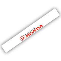 Powerd by Honda Banner weiß...