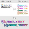 Instagram Sticker 2+1 Gratis - Neo Chrom - Hologramm -