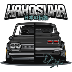 Hakusoka Nissan Skyline Oldscool T-Shirt CP-046