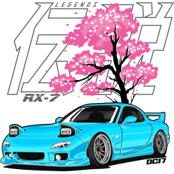 Mazda RX7 Kirschblüsten Legends CP-056