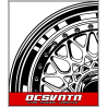 BBS Felge Silber RS Brust und Rücken CP-069