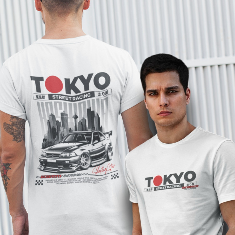 Tokio Street Race Shooting Star T-Shirt Brust und Rücken CP-080