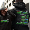 Mitsubishi Eclipse Paul Walker T-Shirt Brust und Rücken CP-085