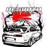 Toyota Supra MK4 Fuji T-Shirt Brust, Ärmel & Rücken CP-074