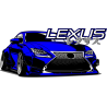 Lexus RC F T-Shirt Brust, Ärmel & Rücken CP-073