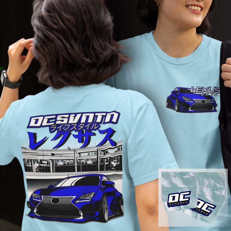 Lexus RC F T-Shirt Brust, Ärmel & Rücken CP-073