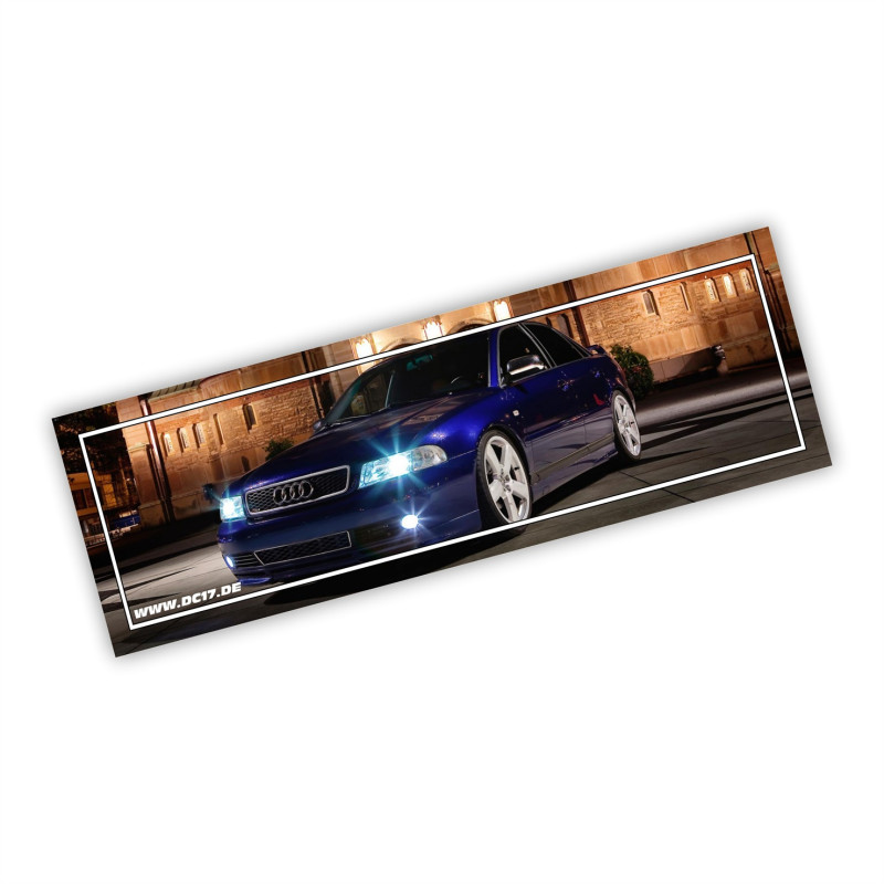 198-Audi RS4 B5 Blau Slapsticker