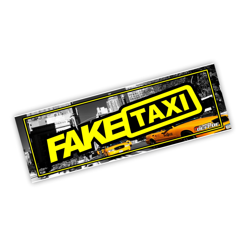 Fake Taxi Tuning Slapsticker Decal Sticker Stickers