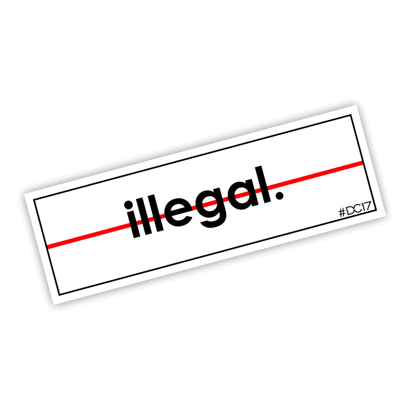 Illegal Tuning Slapsticker Decal Sticker Stickers