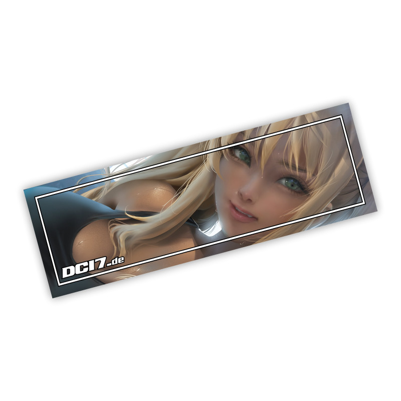 Manga Blond Boobs Tuning Slapsticker Decal Sticker Stickers