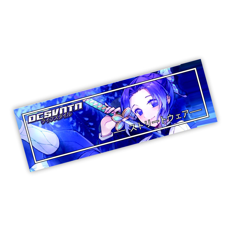 Manga Blue Tuning Slapsticker Decal Sticker Stickers