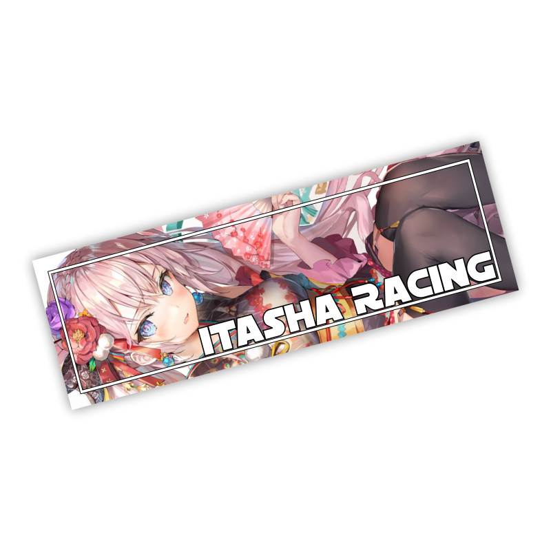 Manga Itasha Race Tuning Slapsticker Decal Sticker Stickers
