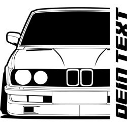 BMW E28 5er Alpina 1981 Hoodie Lady