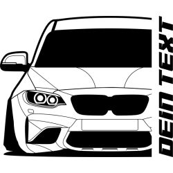 BMW M2 Coupe F87 2016 Hoodie Lady