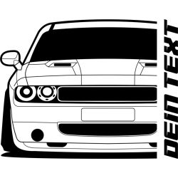 Dodge Challenger 2012 T-Shirt Lady