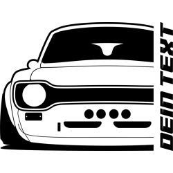 Ford Escort Mk1 RS2000 1973 T-Shirt Lady