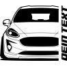 Ford Fiesta MK8 2017 Hoodie Lady