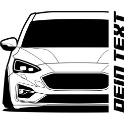 Ford Focus ST MK4 2019 Hoodie Hoodie
