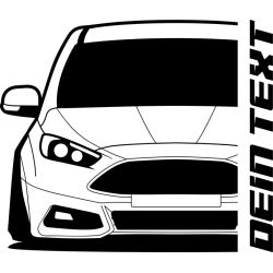 Ford Focus ST MK3 FaceliftHoodie Lady