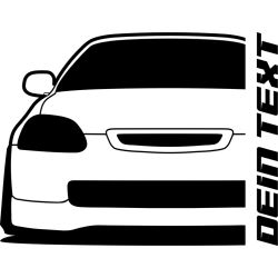 Honda Civic EJ 1996 Hoodie Lady