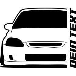 Honda Civic Ek 1999 T-Shirt Lady