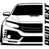 Honda Civic FK8 Type R 2017 T-Shirt Lady