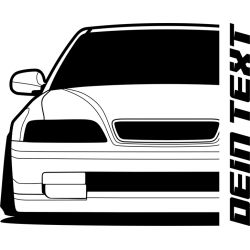 Honda Legend KA 1991 Hoodie Lady