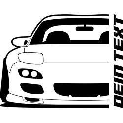 Mazda RX7 FD3 1992 T-Shirt Lady