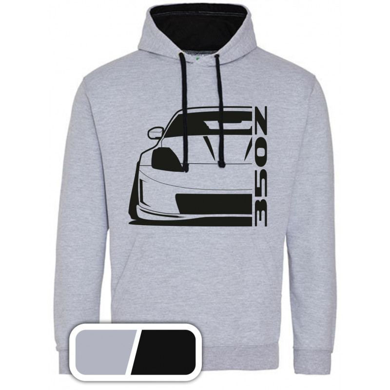 Nissan 350 Z Outline Modern Hoodie Varsity