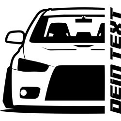 Mitsubishi Evolution EVO 10 2008 Hoodie Lady