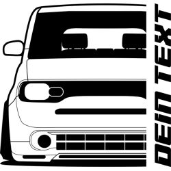 Nissan Cube Z12 2008 Hoodie Lady