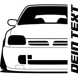 Nissan Micra K11 1992 Hoodie