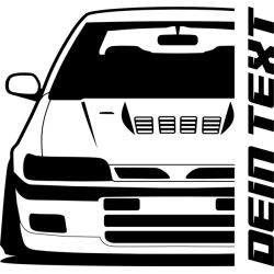 Nissan Sunny GTI-R 1990 T-Shirt Lady