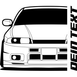 Nissan Skyline R33 GTST 1998 40th T-Shirt Lady