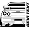 Nissan Skyline 34 GTR 1999 Spoiler HECK T-Shirt Lady