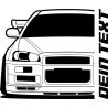 Nissan Skyline 34 GTR 1999 Spoiler Varsity Hoodie