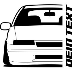 Opel Calibra 1989 T-Shirt Lady