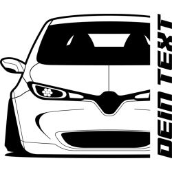 Renault Zoe 2018 Hoodie Lady