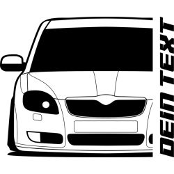 Skoda Fabia II 2007 T-Shirt Lady