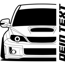 Subaru Impreza GR WRX STI 2007 Varsity Hoodie