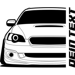 Subaru Legacy BL BP GT Spec 2004 Hoodie Lady