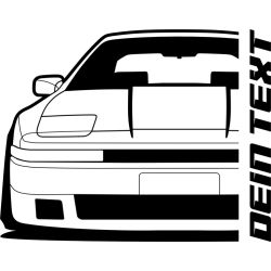 Toyota Supra MK3 1986 Varsity Hoodie