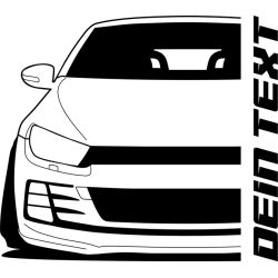 VW Scirocco R-Line FL 2014 T-Shirt Lady