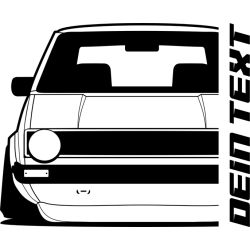 VW Golf GTI MK1 1976 Varsity Hoodie