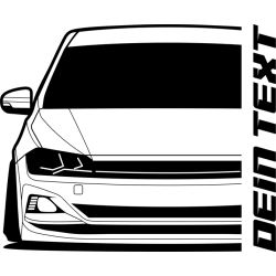 VW Polo MK6 2G 2017 T-Shirt Lady
