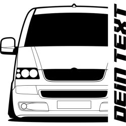 VW Multivan T5 2003 T-Shirt Lady