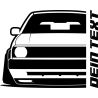 VW Golf MK2 GL 1983 Clean Hoodie Varsity